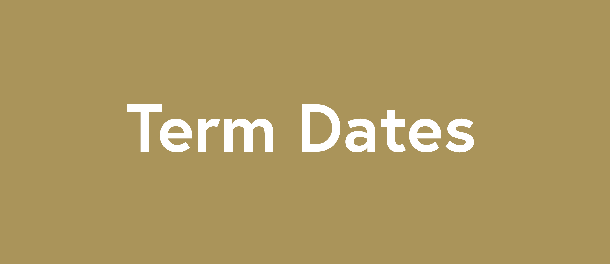 Term Dates